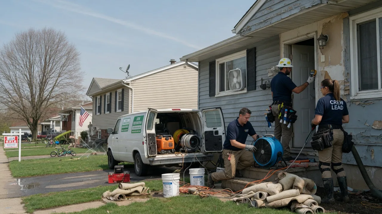 Flood Cleanup in Manns Choice, PA near me